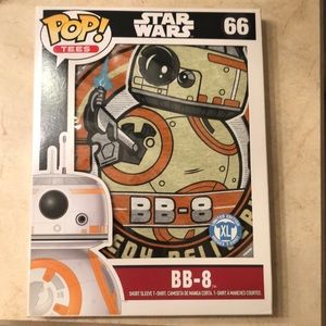 Brand new in box Pop Tees BB-8 shirt